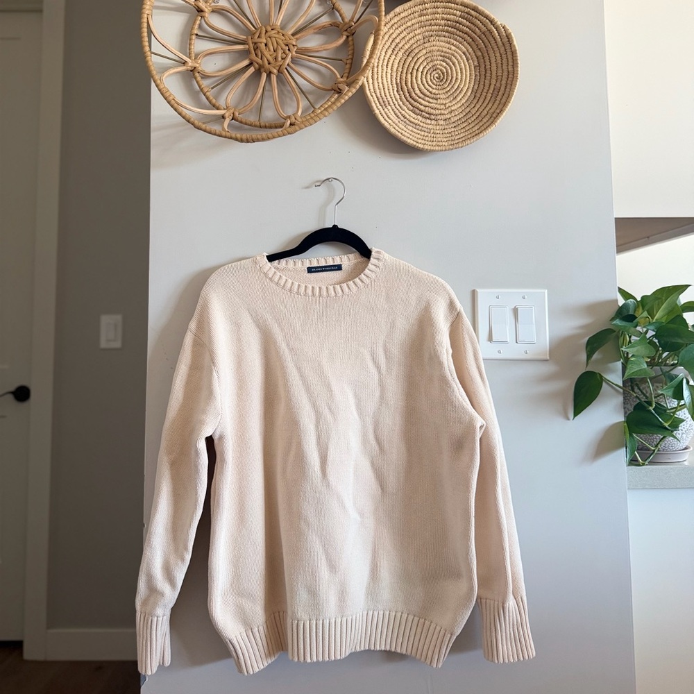 Brandy Melville Soft Cream Knit Sweater